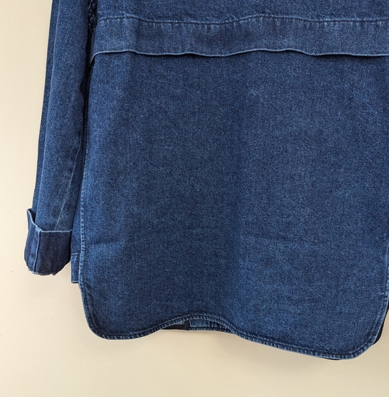 Find. Utility Indigo Denim Chore Coat Minimalist - Picture 8 of 14